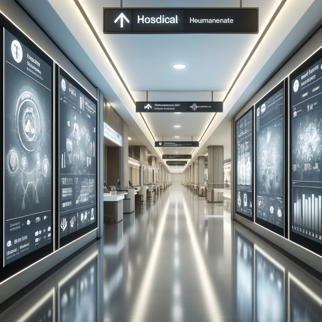 ospedale del futuro corridoio - generata da AI